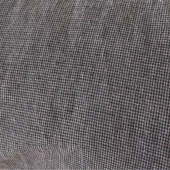 Cotton Studio Women 2X Linen Blend Gingham Check Purple Black Tank Midi Dress - Picture 4 of 7